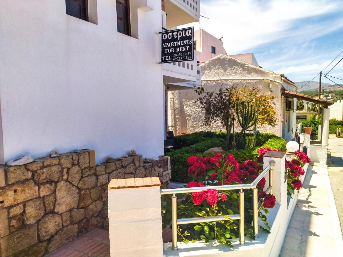 Ostria Apartments Kalives Kalyves Bagian luar foto